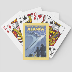 Baraja De Cartas Paso de Chilkoot, mineros de oro de Alaska