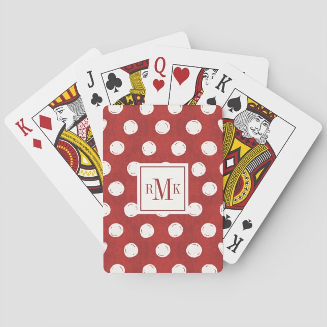 Baraja De Cartas Paso de la granja del monograma el | Otomi (Reverso)