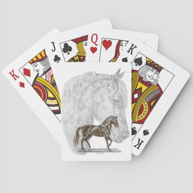 Baraja De Cartas Paso Fino Horse Art (Reverso)