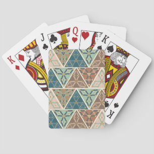 Baraja De Cartas Paso Geo al aire libre   Patrón geométrico