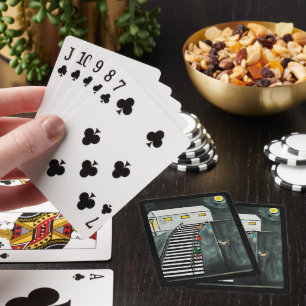 Baraja De Cartas Pasos innecesarios pintados por Alfred Fox