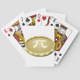 Baraja De Cartas pastel de pi día feliz