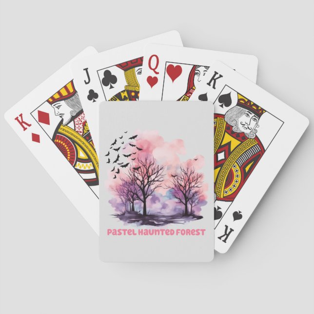 Baraja De Cartas Pastel Haunted Forest (Reverso)