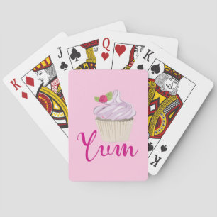 Baraja De Cartas ¡Pastel rosa de ensueño con Raspberry Yum!
