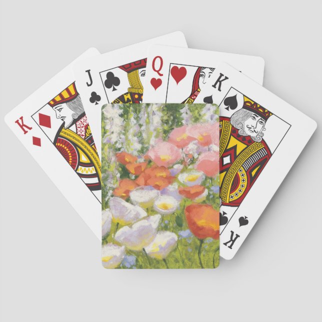 Baraja De Cartas Pasteles del jardín (Reverso)