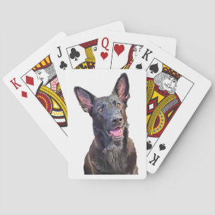 Baraja De Cartas Pastor alemán rostro feliz