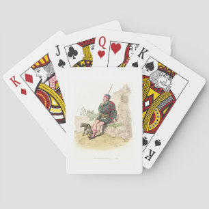 Baraja De Cartas Pastor de Highland, de 'Costume de Gran Bretaña'