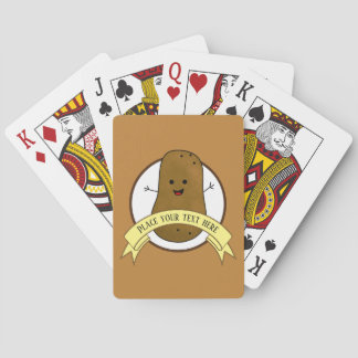 Baraja De Cartas Patata Personalizada Feliz