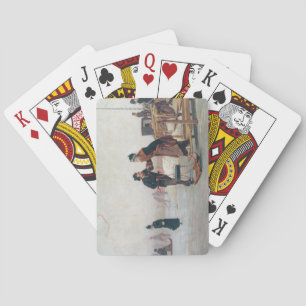 Baraja De Cartas Patinadores en el lago Valentino