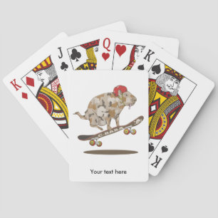 Baraja De Cartas Patineta de esquí Capybara Ollie