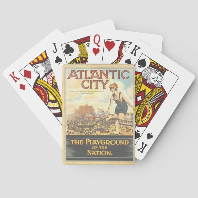 Baraja De Cartas "Patio atlántico de la Ciudad- de la nación " (Reverso)