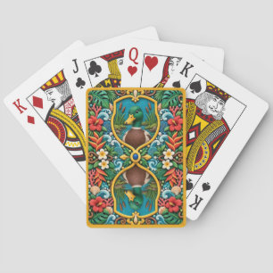 Baraja De Cartas Pato, Arte de Arcilla de Marisma de Agua Dulce