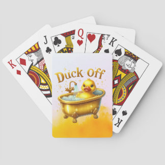 Baraja De Cartas Pato de Baño Divertido
