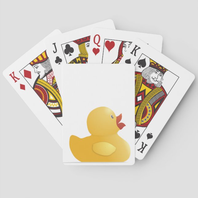 Baraja De Cartas Pato de goma amarillo (Reverso)