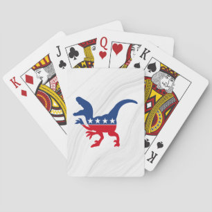 Baraja De Cartas Patriótico anti-política T-Rex