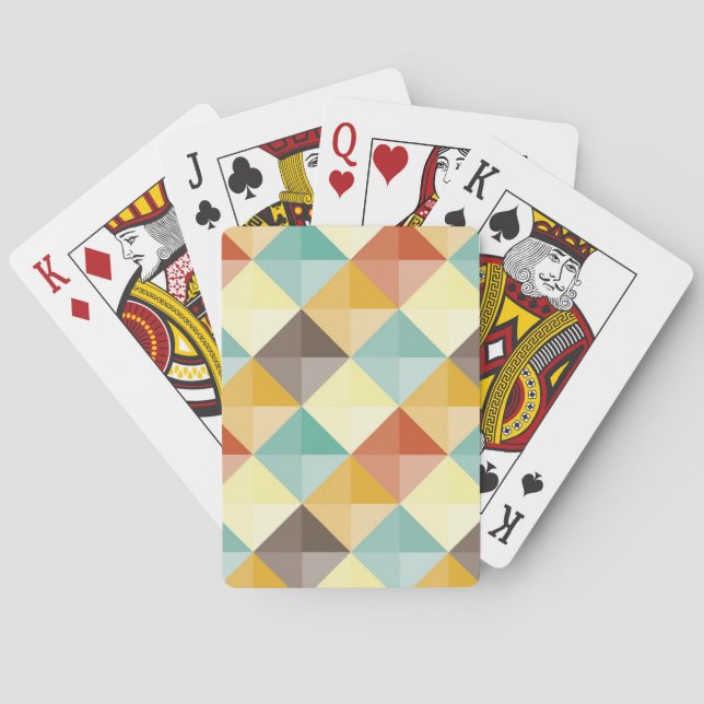 Baraja De Cartas Patrón abstracto (Reverso)