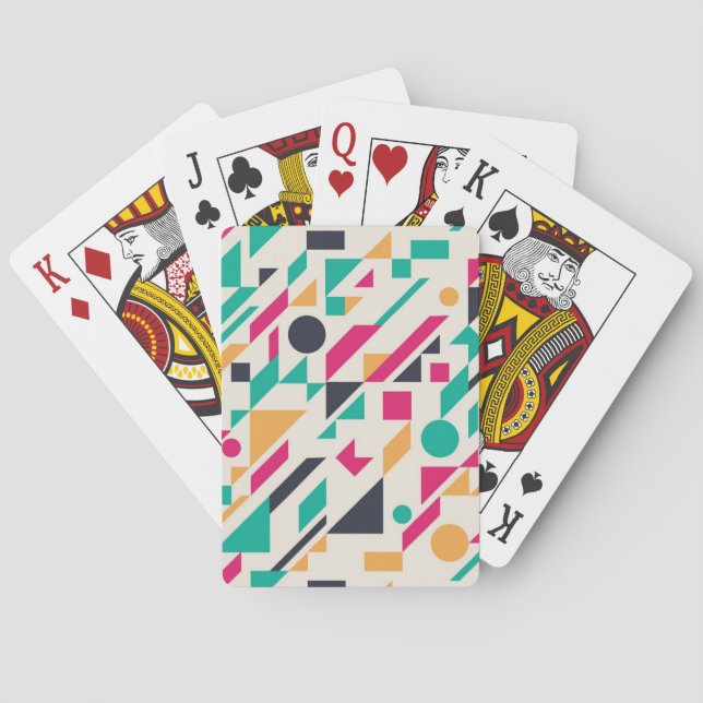 Baraja De Cartas Patrón abstracto 3 (Reverso)