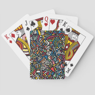 Baraja De Cartas Patrón abstracto moderno
