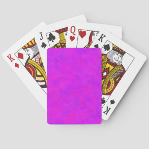 Baraja De Cartas Patrón abstracto rosa púrpura