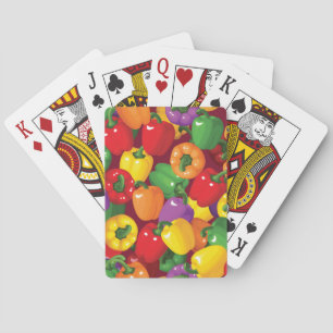 Baraja De Cartas Patrón Bell Pepper