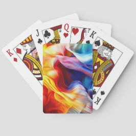 Baraja De Cartas Patrón Brillante y Colorido