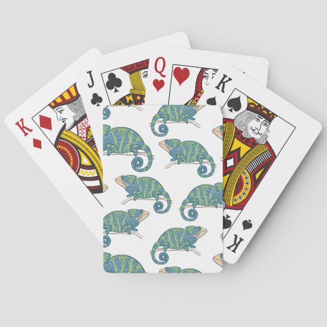 Baraja De Cartas Patrón Chameleon (Reverso)