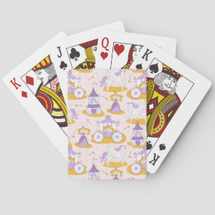 Baraja De Cartas patrón con una princesa