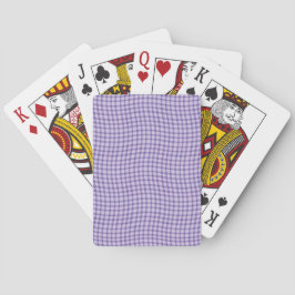 Baraja De Cartas Patrón continuo de cuadros de cuadros púrpura