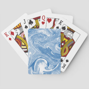 Baraja De Cartas Patrón de arte de mármol colorido.