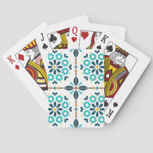 Baraja De Cartas Patrón de azulejos de cerámica