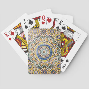 Baraja De Cartas Patrón de baldosas geométricas, Marruecos