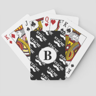 Baraja De Cartas Patrón de bigote de cefalea