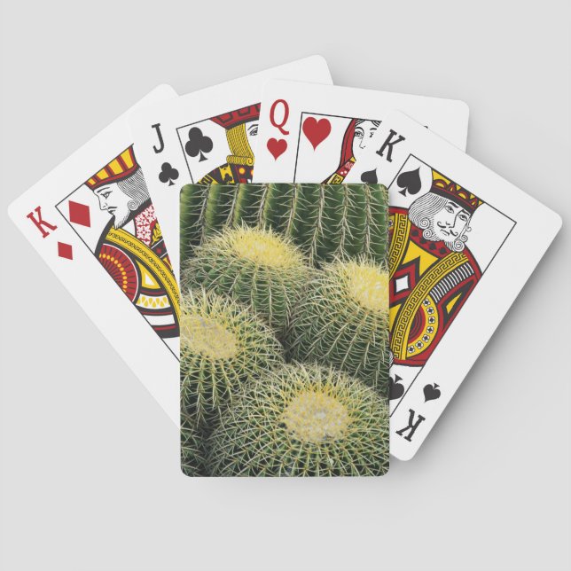 Baraja De Cartas Patrón de cactus (Reverso)
