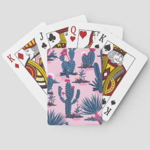 Baraja De Cartas Patrón de Cactus de verano dulce