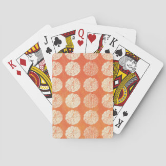 Baraja De Cartas Patrón de calabaza de otoño