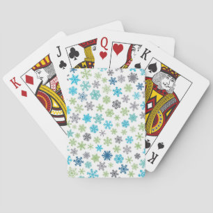 Baraja De Cartas Patrón de copo de nieve