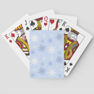 Baraja De Cartas Patrón de copo de nieve