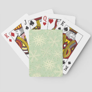 Baraja De Cartas Patrón de copo de nieve