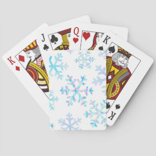 Baraja De Cartas Patrón de copo de nieve