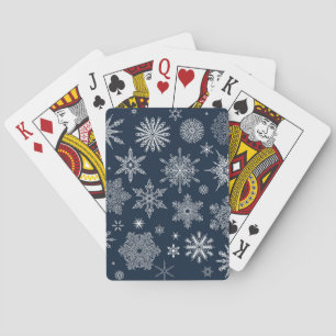 Baraja De Cartas Patrón de copo de nieve
