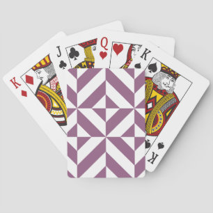 Baraja De Cartas Patrón de cubo de decúbito geométrico de uva de Gu