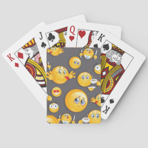 Baraja De Cartas Patrón de emoji 2