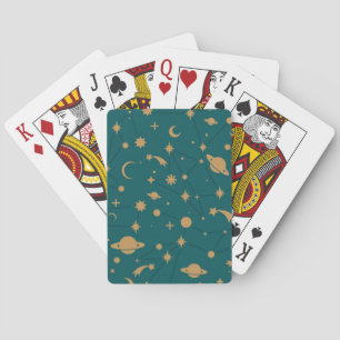 Baraja De Cartas Patrón de espacio