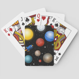 Baraja De Cartas Patrón de espacio
