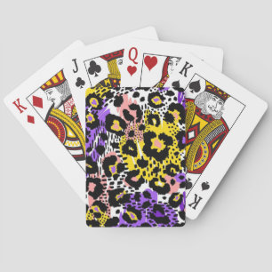 Baraja De Cartas Patrón de estampado animal