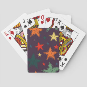 Baraja De Cartas Patrón de estrellas