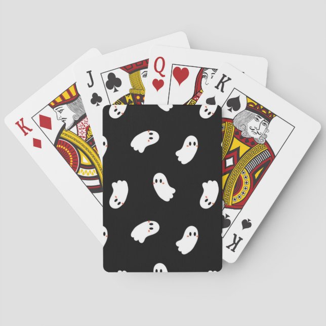 Baraja De Cartas Patrón de fantasma (Reverso)