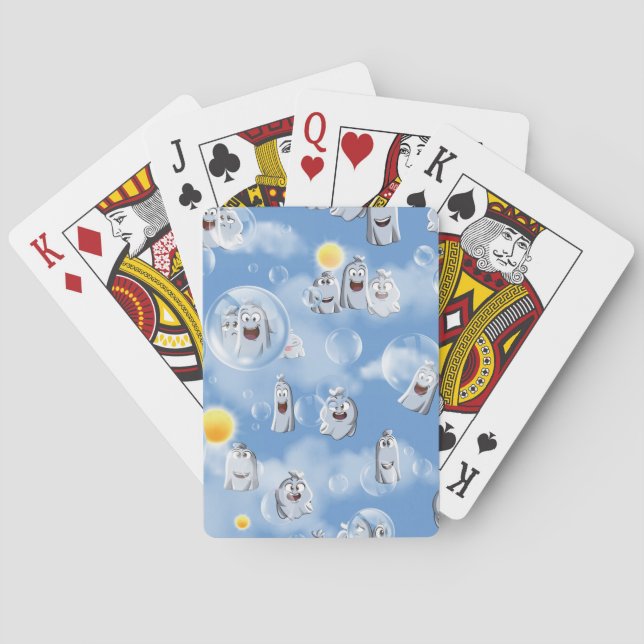 Baraja De Cartas Patrón de fantasma (Reverso)