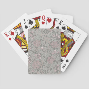 Baraja De Cartas Patrón de Flor de Jazmín de William Morris