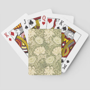 Baraja De Cartas Patrón de flores de crisantemo (por William Morris